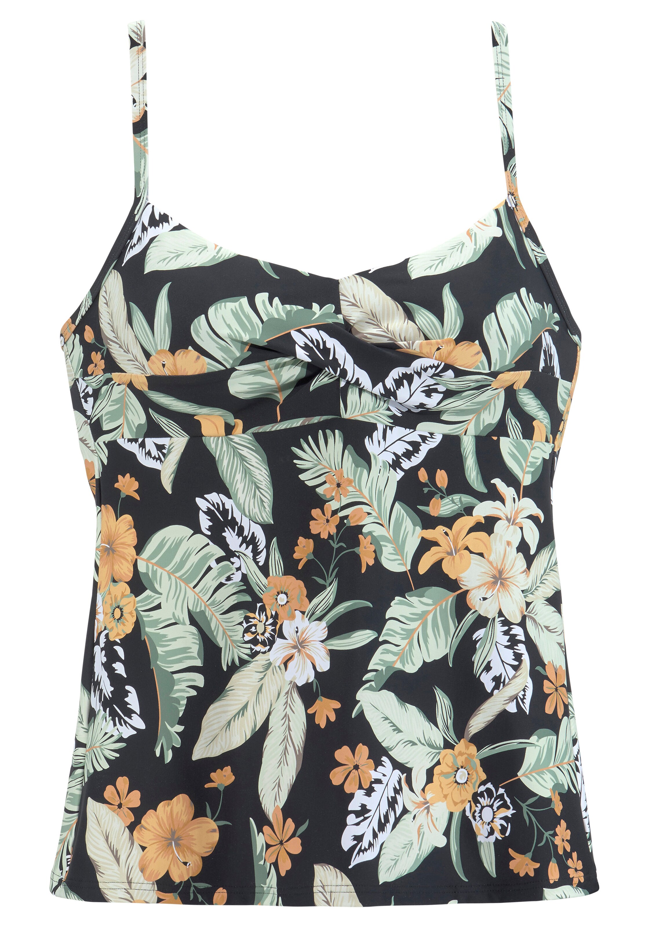 SUNSEEKER T-shirt Tankinitop in Zwart: voorkant