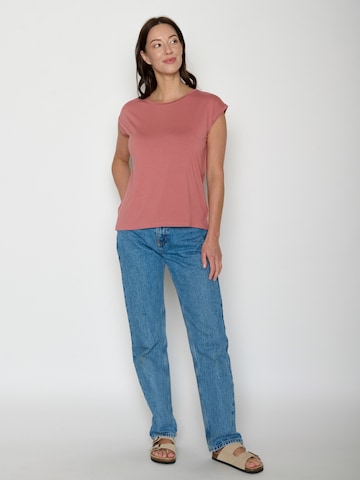 GREENBOMB Shirt 'Timid Basic' in Roze
