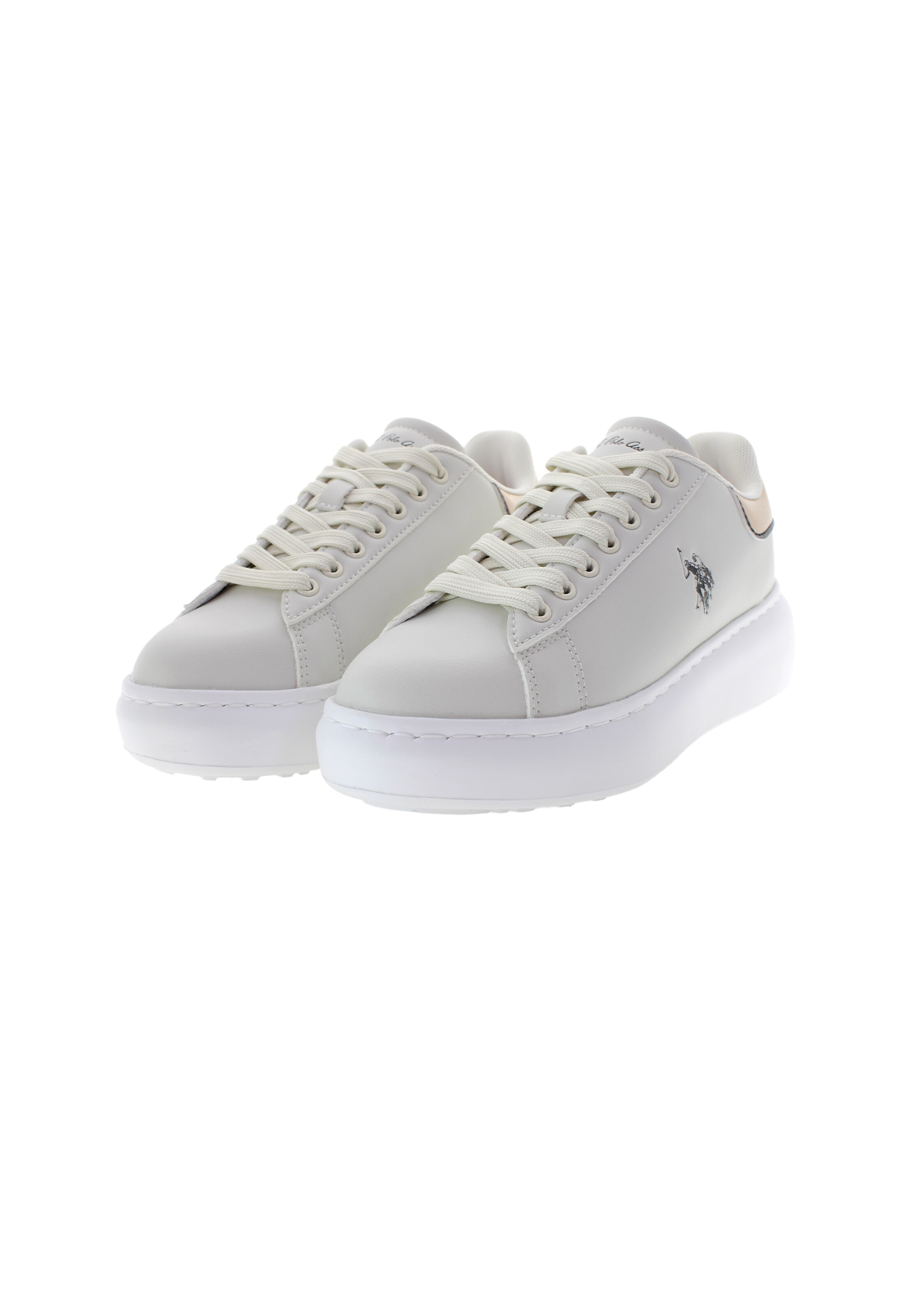 Sneaker bassa di U.S. POLO ASSN. in bianco: frontale