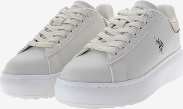 Sneaker bassa di U.S. POLO ASSN. in bianco: frontale