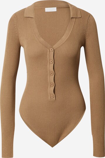 LeGer by Lena Gercke Shirtbody 'Noelle' en camel, Vue avec produit