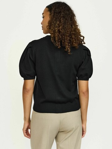 Pulover ' SRMarla ' de la Soft Rebels pe negru: spate
