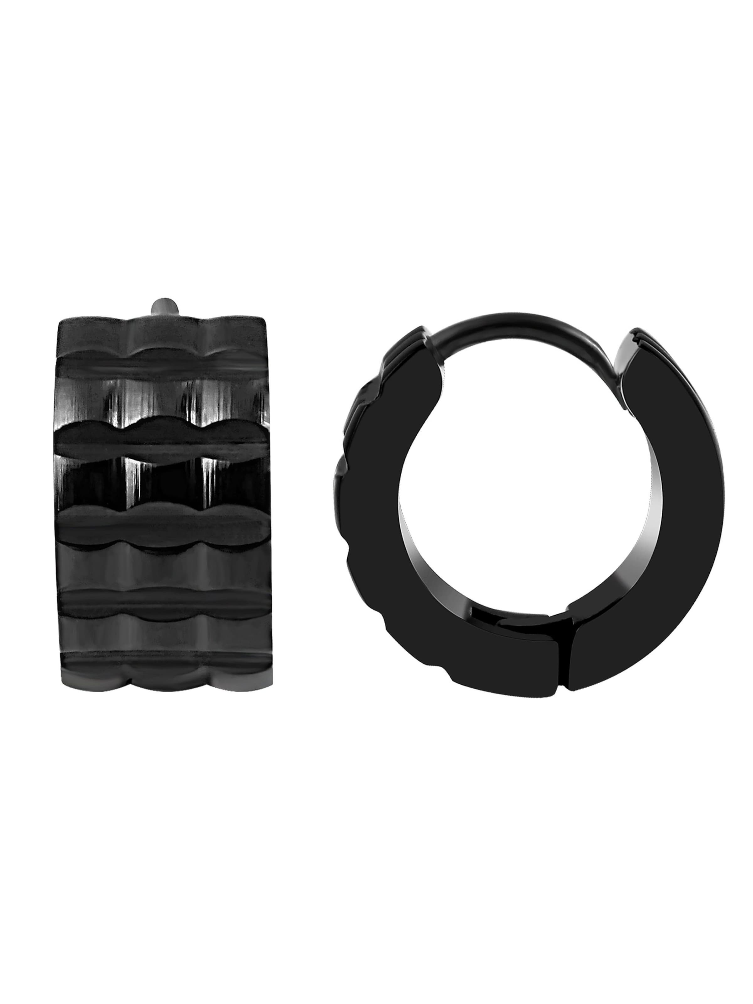 Akzent Earrings 'Sascha, langlebig' in Black