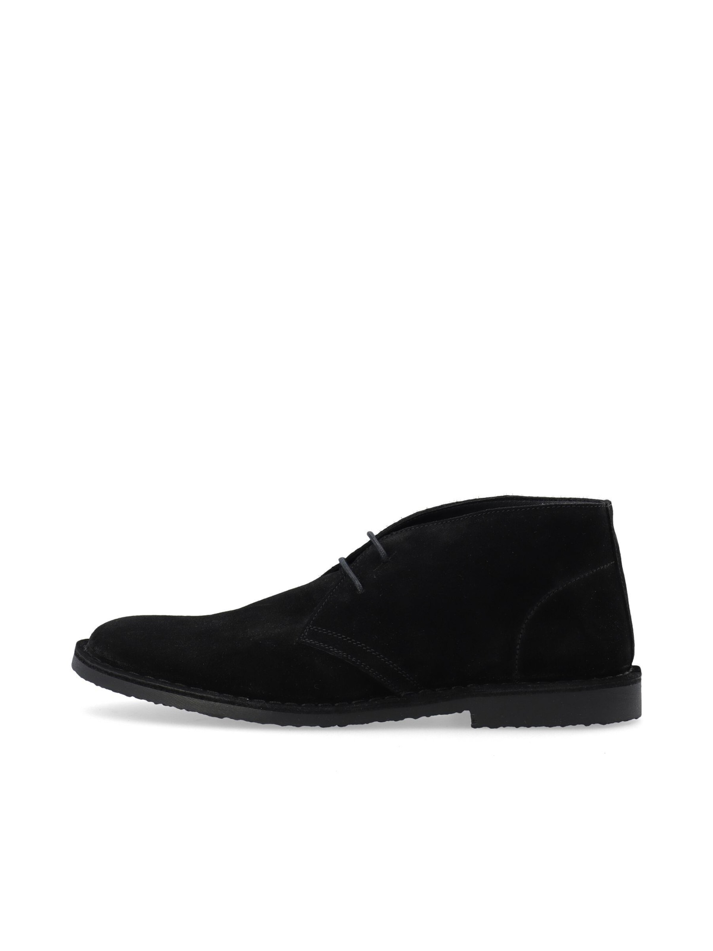 Bianco Chukka Boots 'Oliver' in Zwart: voorkant