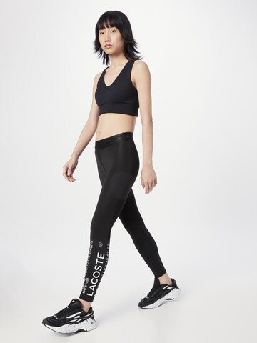 Lacoste Sport Skinny Workout Pants in Black