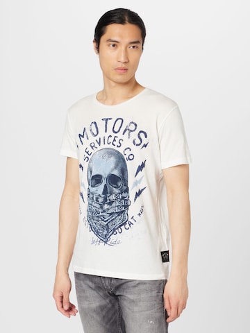 T-Shirt Key Largo en blanc : devant