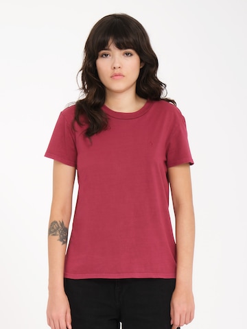 Volcom Shirt in Roze: voorkant