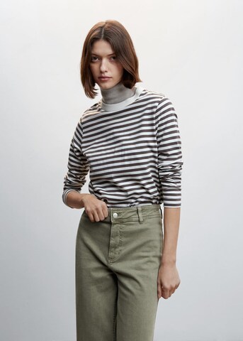 MANGO Wide Leg Farkut 'Catherin' värissä vihreä