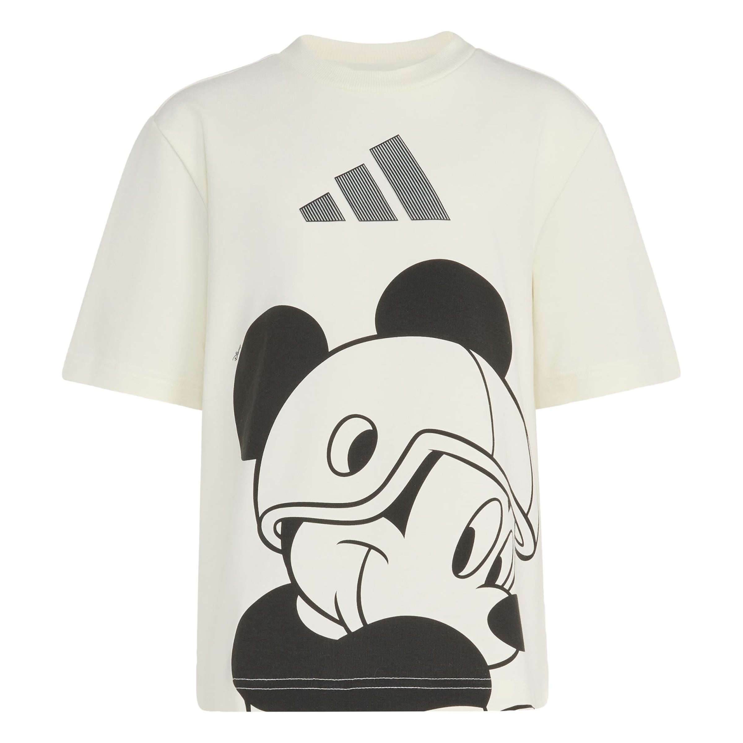 ADIDAS SPORTSWEAR Performance shirt 'Adidas x Disney Micky Maus' in White: front