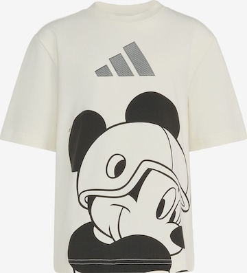 ADIDAS SPORTSWEAR Functioneel shirt 'Adidas x Disney Micky Maus' in Wit: voorkant