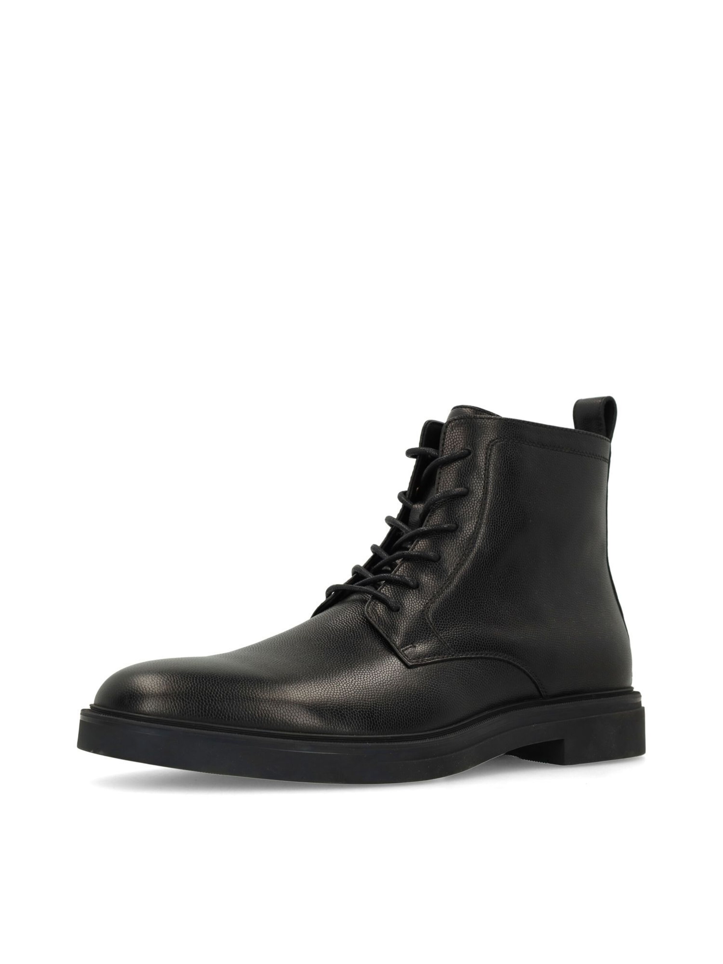 MANFIELD Schnürboots in schwarz, Produktansicht