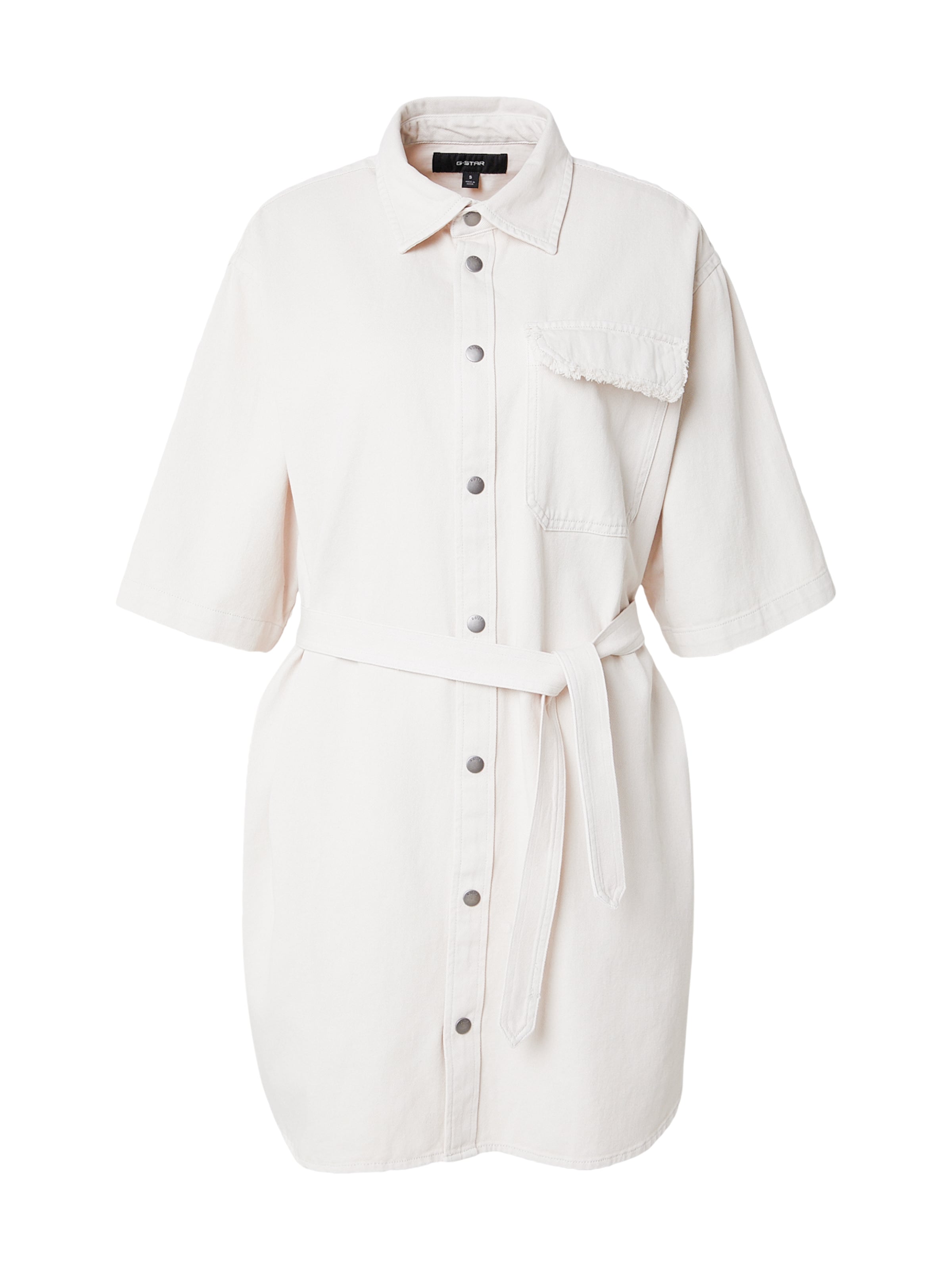 G-STAR Платье-рубашка в Бежевый: спереди