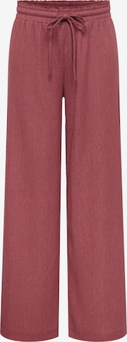 ONLY Wide leg Pants in Red: front