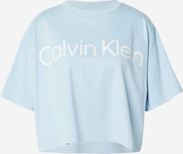 Calvin KleinŠiroka majica - plava boja: prednji dio