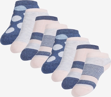 Cotton Prime - Meias em azul: frente