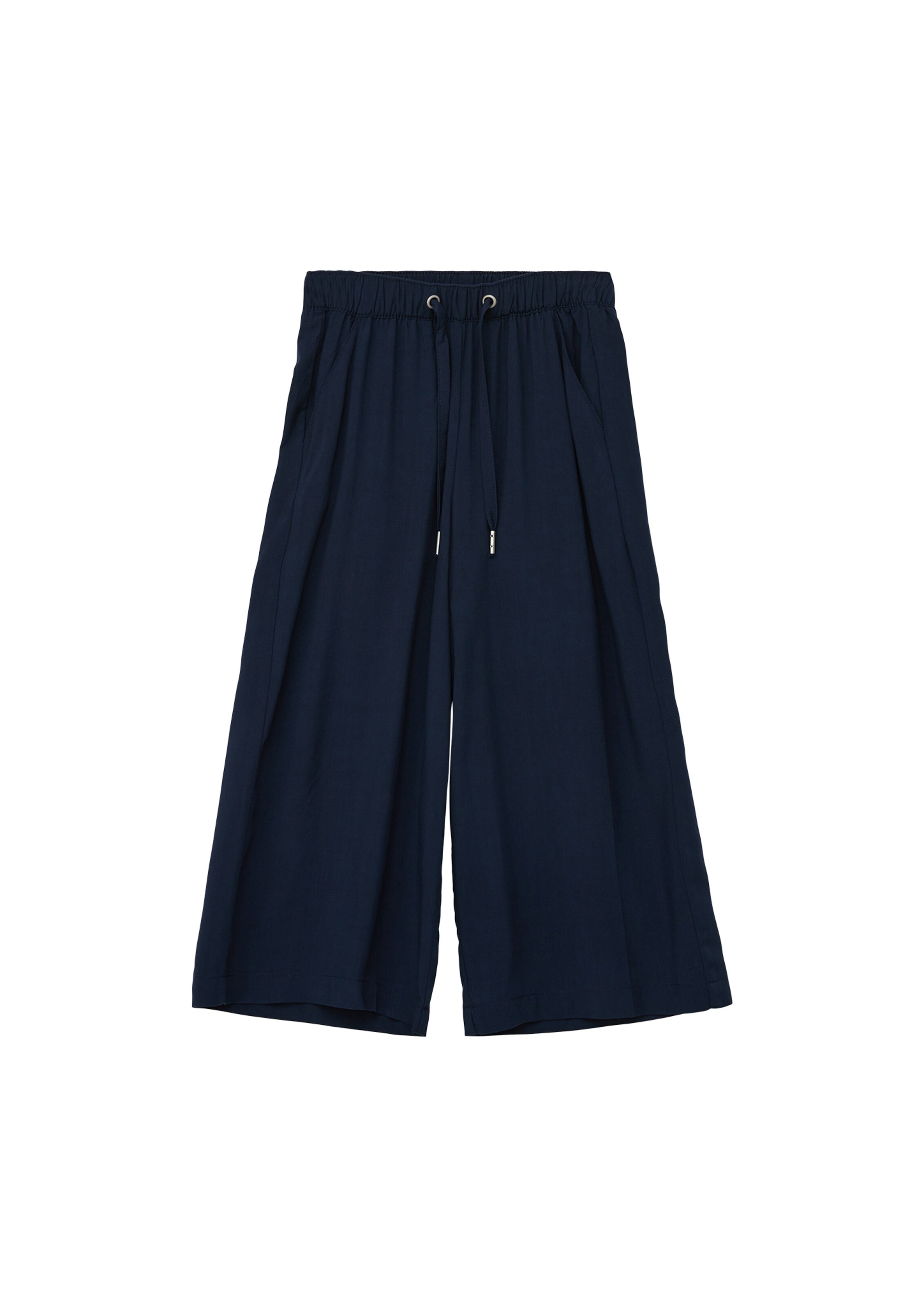 s.Oliver Široke hlačnice Hlače | modra barva: sprednja stran