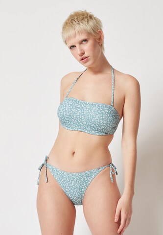 Skiny Bandeau Bikinitop in Blau