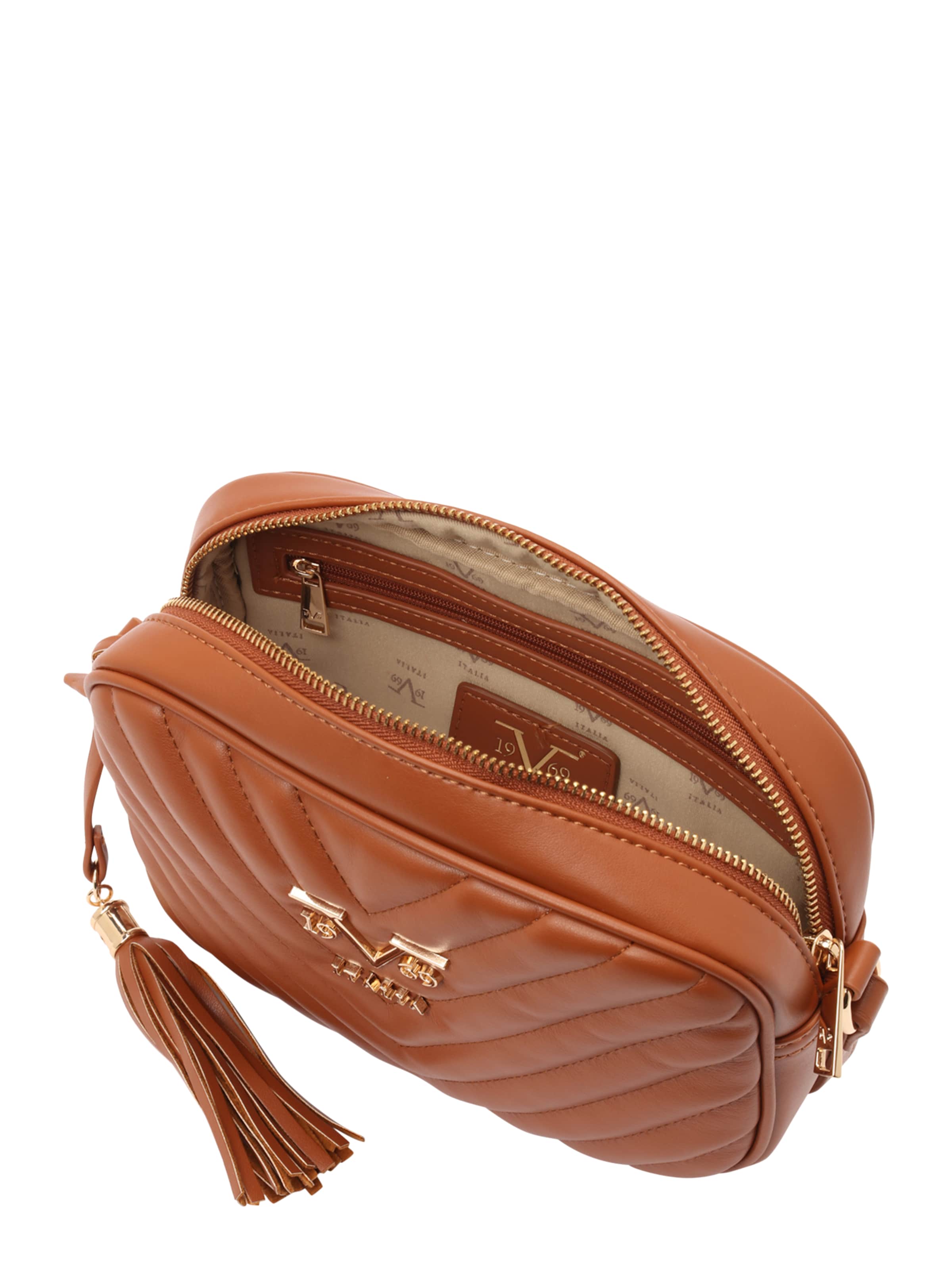 19V69 ITALIA Чанта с презрамки 'Blanch' в кафяво