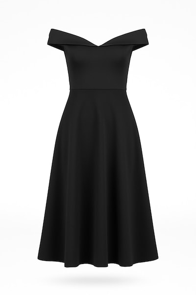 WOMAN VISION Kleid in schwarz, Produktansicht