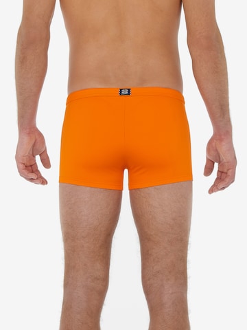 HOM Swim Shorts ' Sea Life ' in Orange