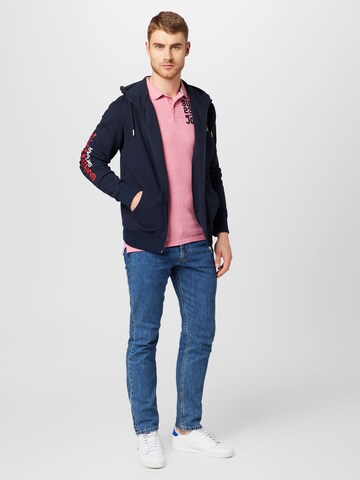 Superdry Zip-Up Hoodie in Blue