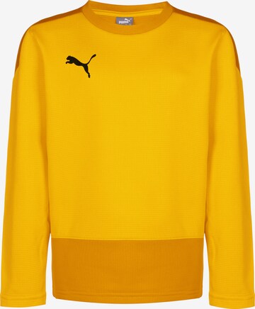 PUMA Athletic Sweatshirt 'Team Goal 23' in Yellow