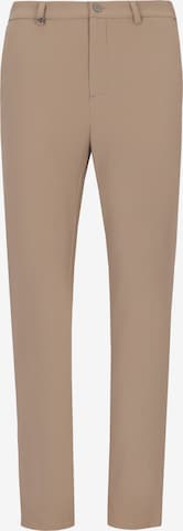 Distretto12 Functionele broek in Beige: voorkant
