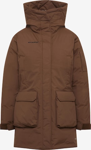 MAMMUT Outdoor Jacket in Brown: front
