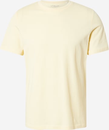 T-Shirt s.Oliver en jaune : devant