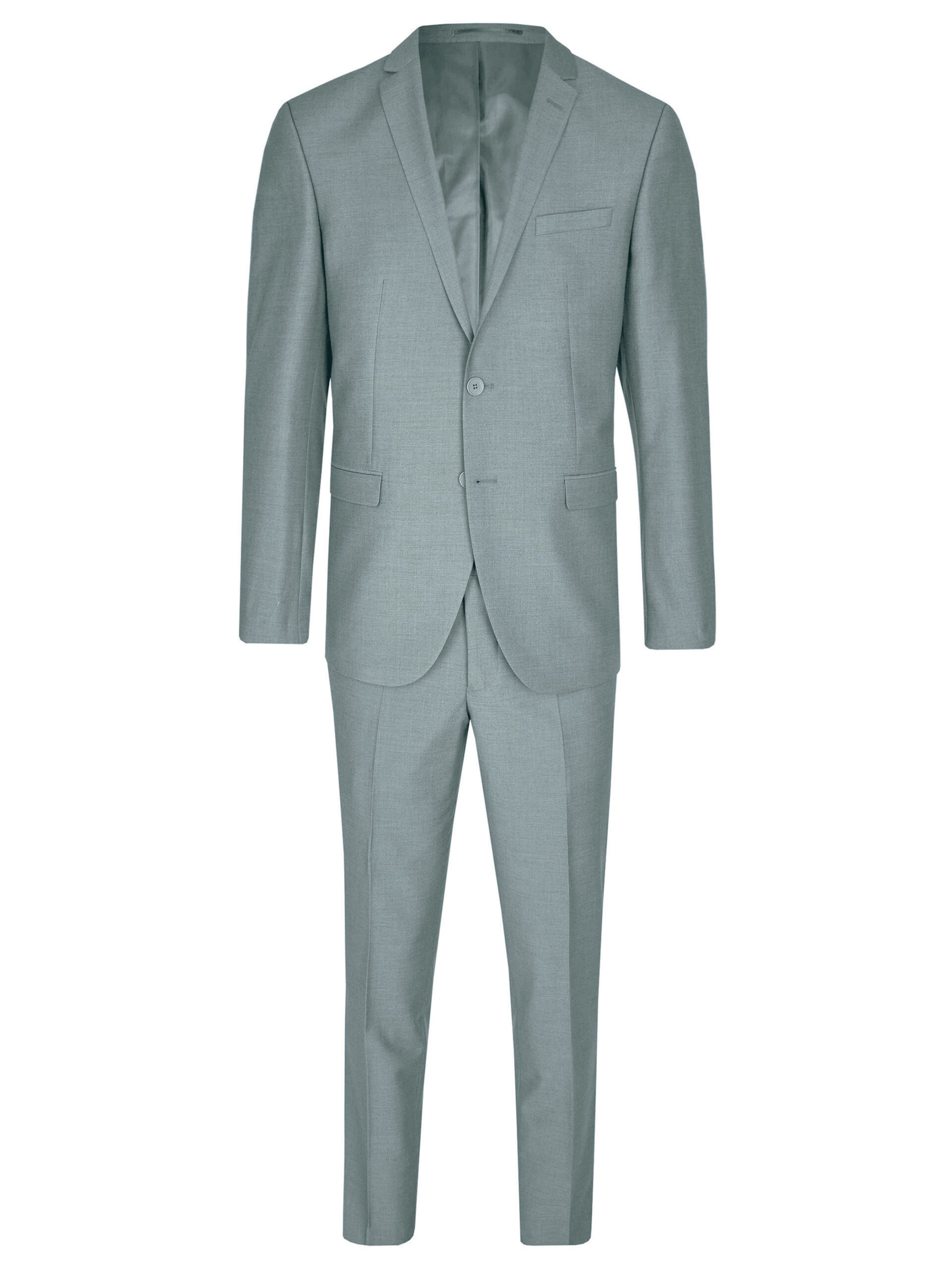 Steffen Klein Slim fit Suit in Green: front