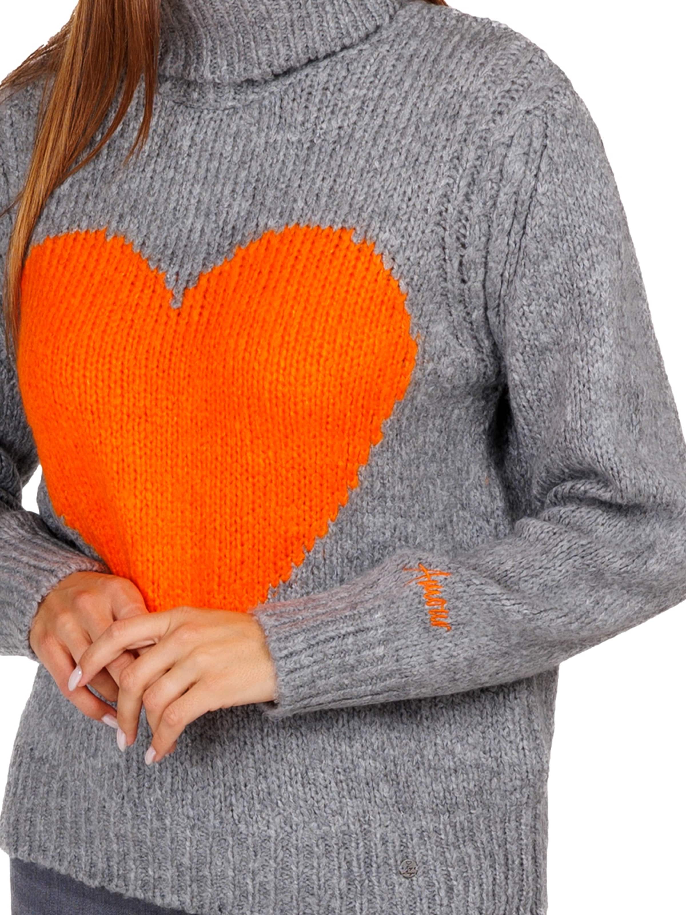 Key Largo Trui 'WARM' in Grijs