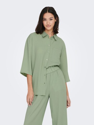 JDY Blouse 'Divya' in Groen: voorkant