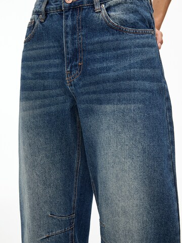 Pull&Bear Loosefit Farmer - kék