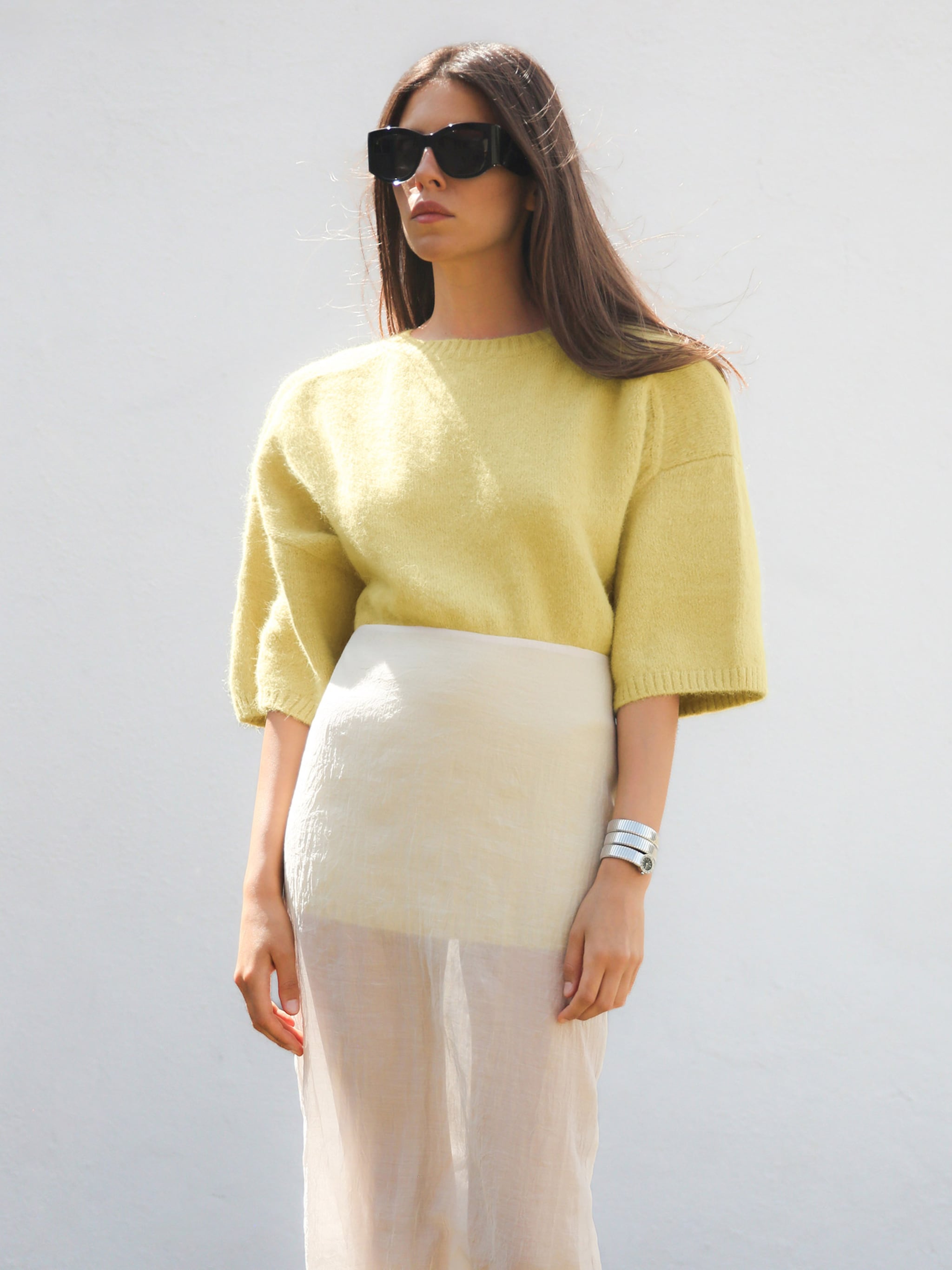 EDITED Prodotti Maglietta 'Kristine' verde