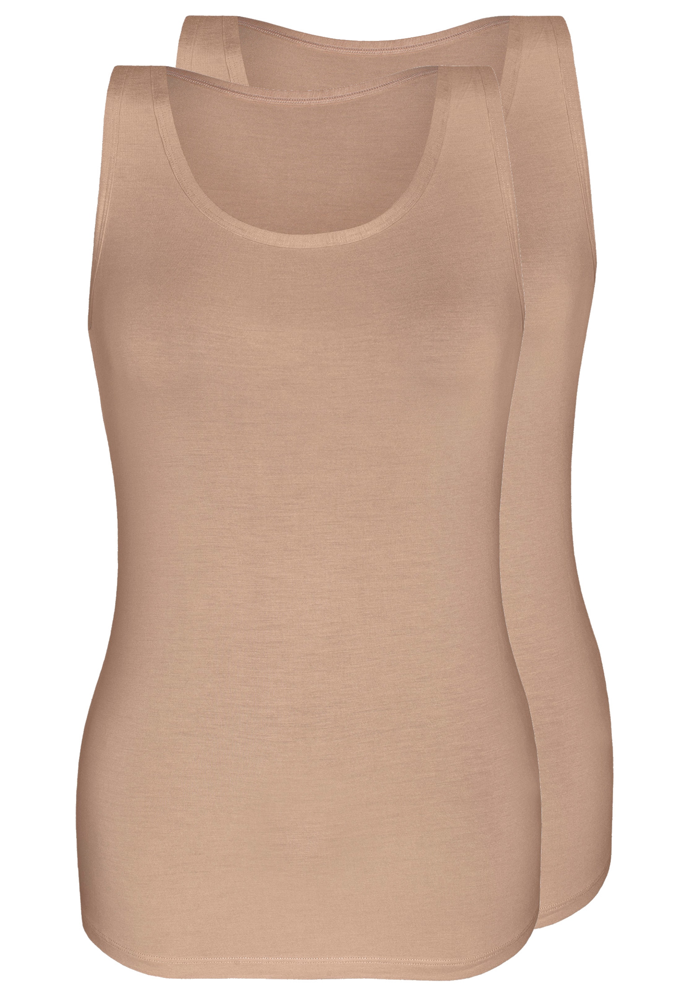 sassa Undershirt 'LOVELY SKIN' in Beige: front