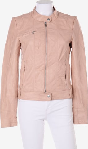 VERO MODA Kunstlederjacke S in Beige: predná strana