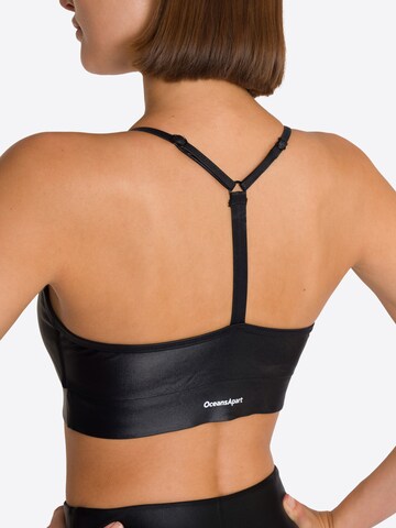 OCEANSAPART - Soutien Bustier Soutien de desporto 'Kimmy' em preto