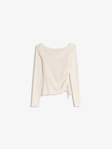 Bershka Shirt in Beige
