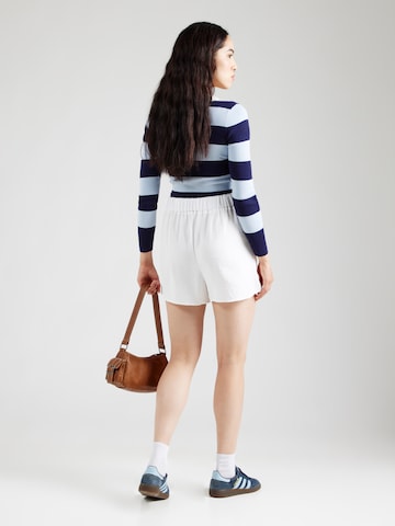 ABOUT YOU - Loosefit Calças com pregas 'Jane' em bege