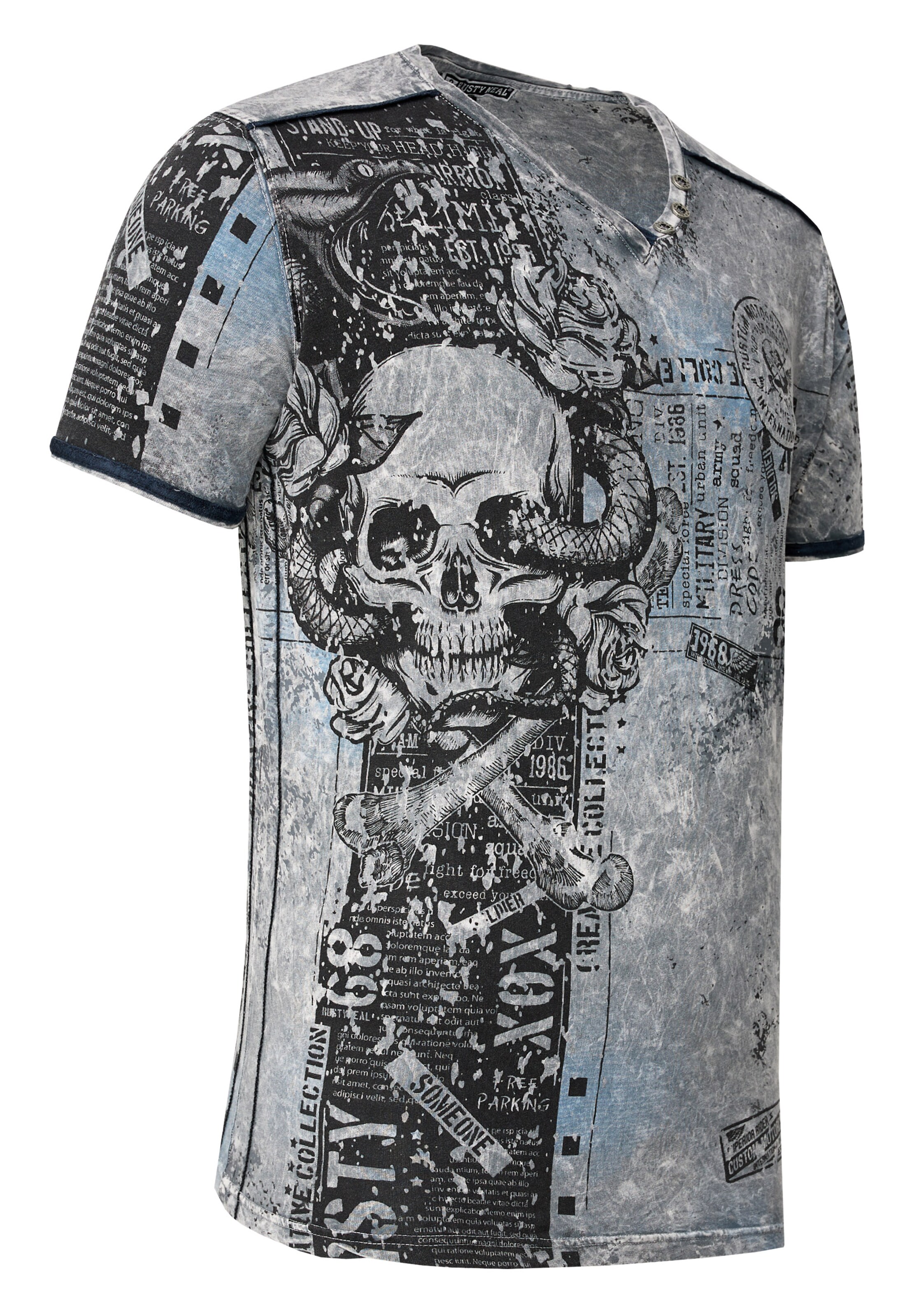 Rusty Neal Shirt in Grey