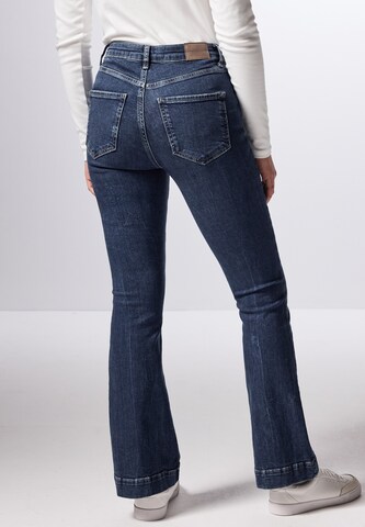 Street One Studio Slimfit Skinny Flared Jeans in Blau