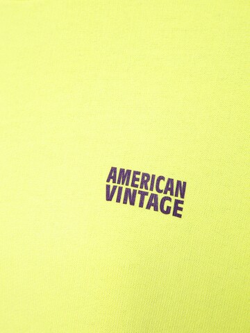 AMERICAN VINTAGE Sweatshirt in Geel