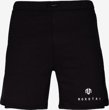 Regular Pantalon de sport MOROTAI en noir : devant