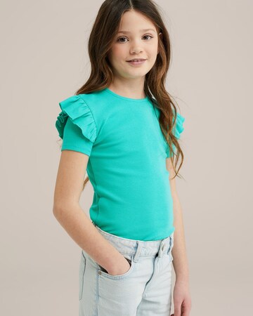 WE Fashion Shirt in Green: front