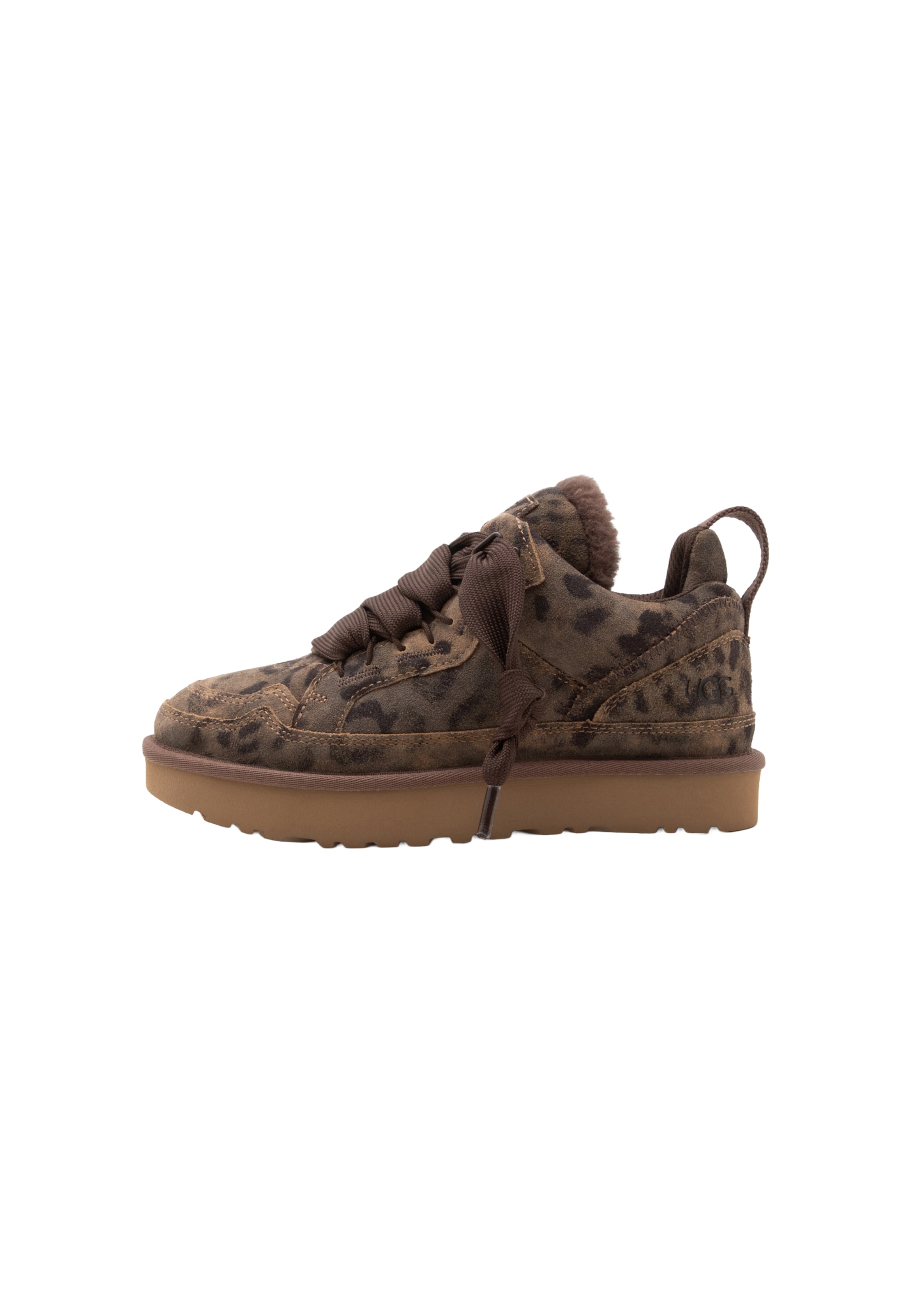 UGG - Zapatillas deportivas bajas 'Lowmel Spotted' en marrón: frente