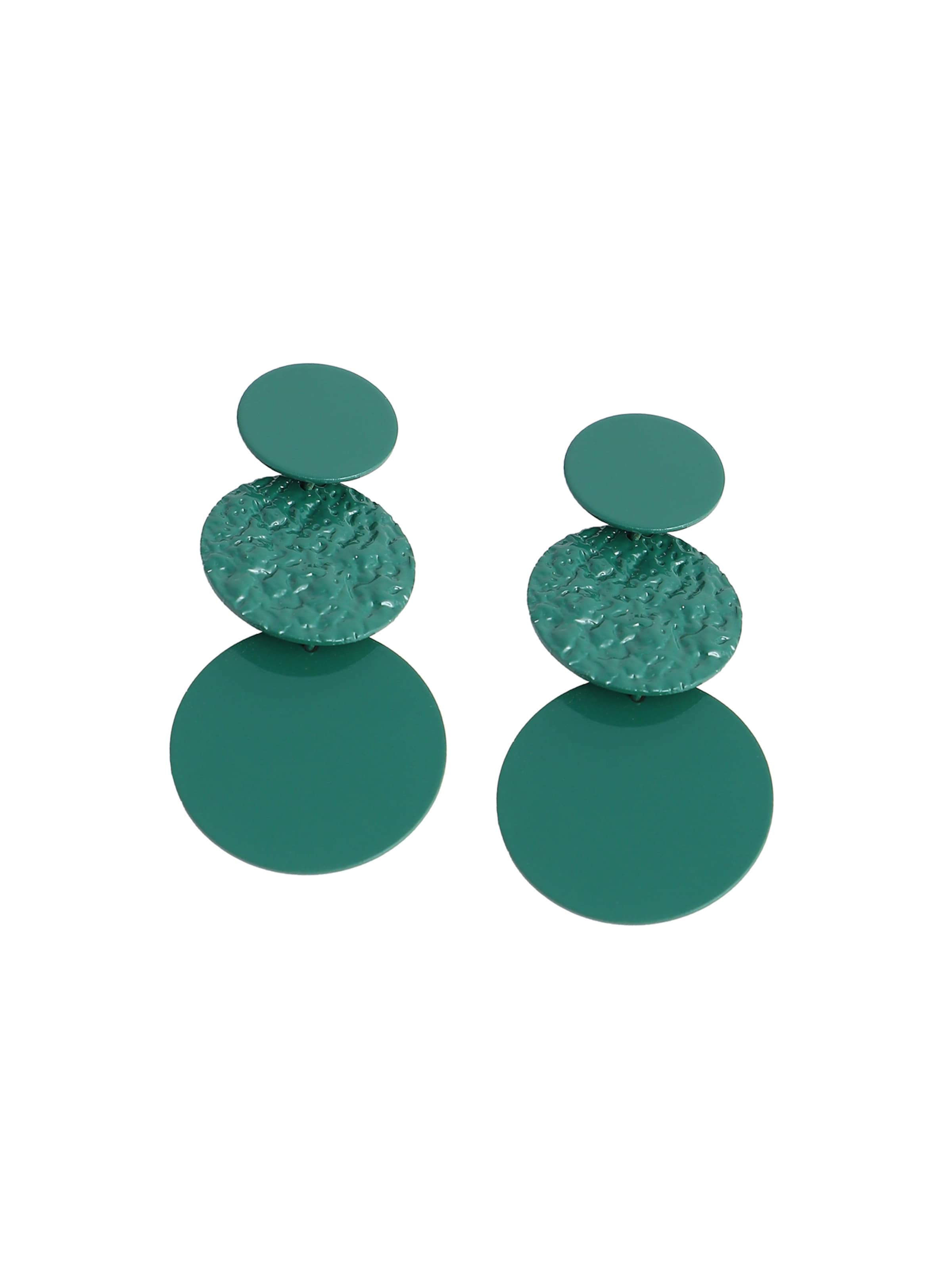 zaļš SOHI Auskari: no priekšpuses