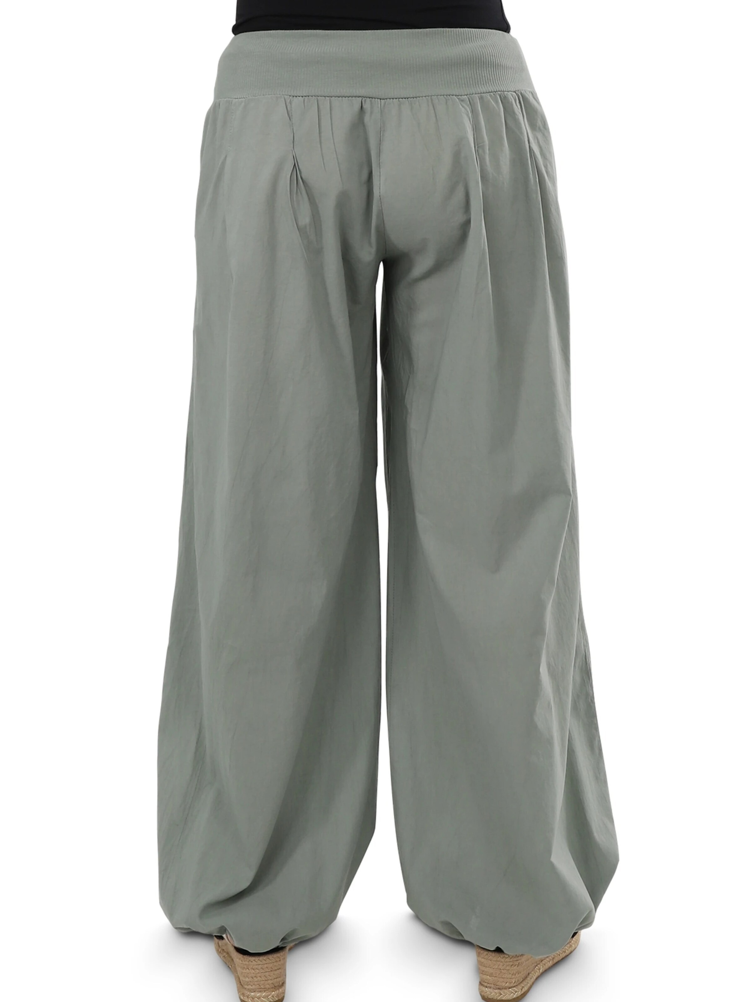 malito more than fashion Loose fit Harem Pants in Green