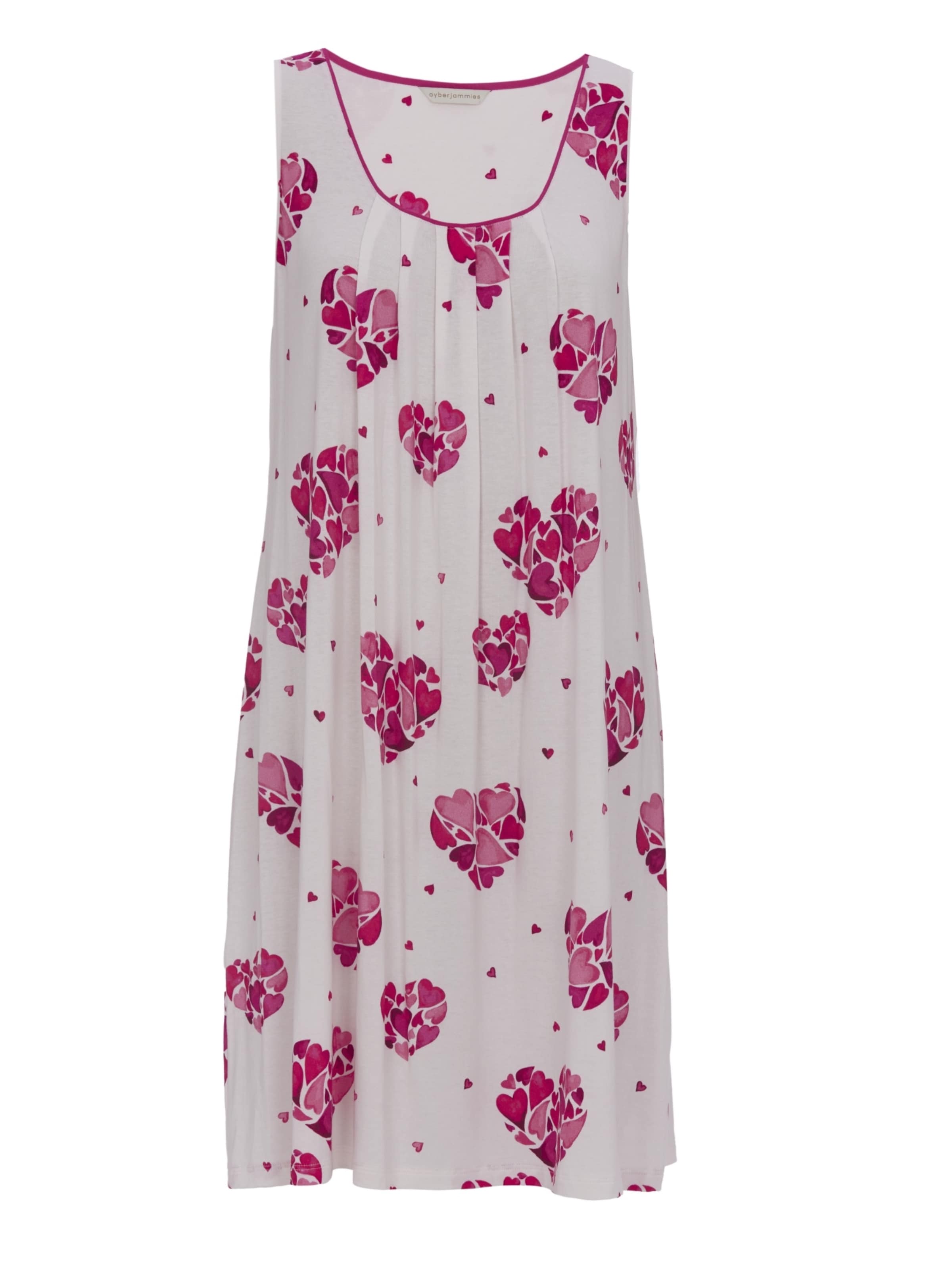 Cyberjammies Nachthemd 'Aria' in Weiß: Vorderseite