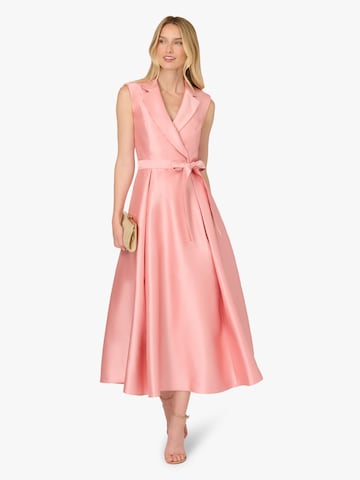 Adrianna Papell Cocktail dress 'Lapel Mikado Ankle Dress' in Orange