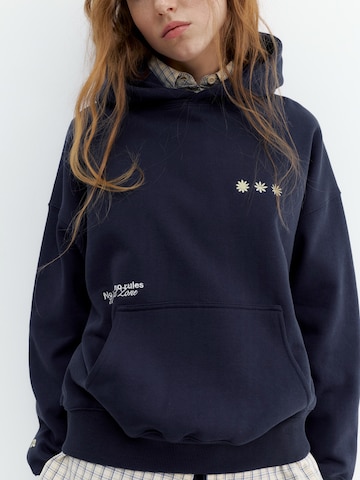 Sweat-shirt 'PACIFIC' Pull&Bear en bleu